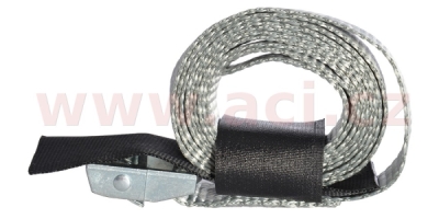 popruhy Cam Straps nastavitelné s fixací volného konce pomocí suchého zipu, OXFORD (šedé, 1 pár)