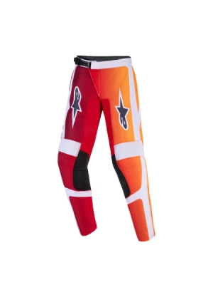 kalhoty FLUID PORTL YOUTH, ALPINESTARS, dětské (červená/oranžová/světle šedá, vel. 26)