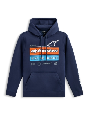 mikina HARKEN HOODIE, ALPINESTARS (modrá, vel. XL)