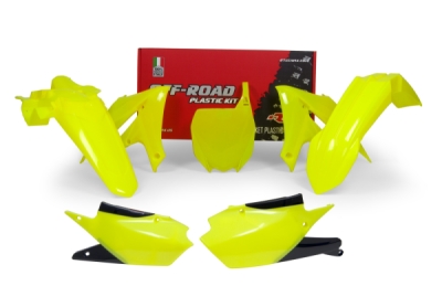 sada plastů Yamaha, RTECH (neon žlutá, 5 dílů)