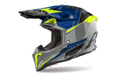 přilba AVIATOR 3 Push, AIROH (modrá, vel. XL) 2025