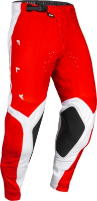 kalhoty EVOLUTION DST. FLY RACING - USA 2024 (červená/bílá/červená iridium, vel. 34)
