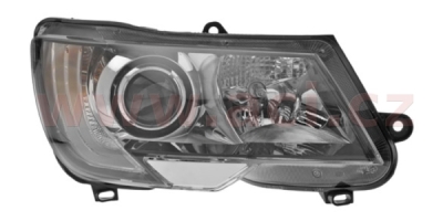 přední světlo H7+H15 (el. ovládané + motorek) ORIGINÁL, P