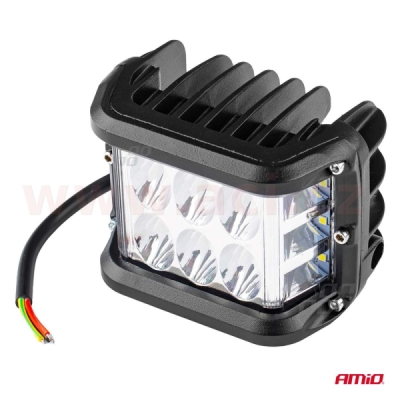 LED pracovní světlo, napětí 9-36 V, (12 LED 3030), svět. tok 2880 lm, (110 x 75 mm), 2 funkce (hlavní a boční osvětlení)