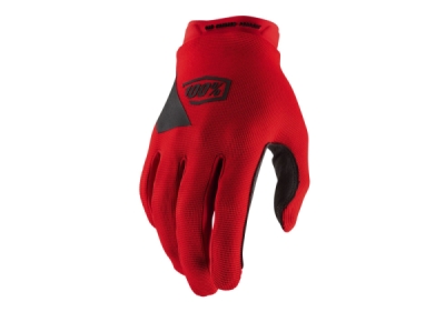 rukavice RIDECAMP, 100% - USA (červená , vel. XL)