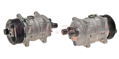 univerzální kompresor ZEXEL TM15 12V, řemenice 119 mm, PV8, horizontální o-kroužek R134a/R404a