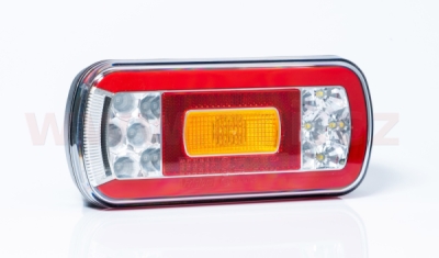 zadní světlo LED 220x100 mm 5 PIN BAJONET, L=P