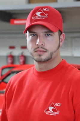 Čepice s kšiltem - baseball červená ACI