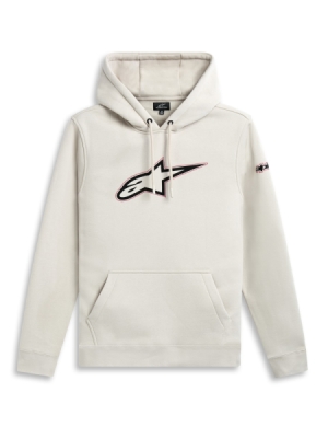 mikina INSIGNIA HOODIE, ALPINESTARS (světlá off white, vel. 2XL)
