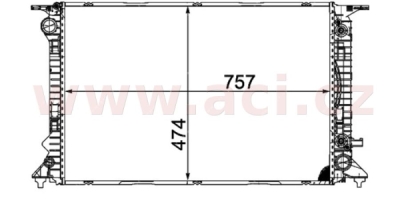 chladič 3.0TDi (+A±AC) [720*470*36]