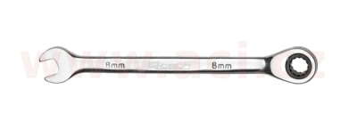 klíč stranový/očko s ráčnou 8 mm Q-TECH