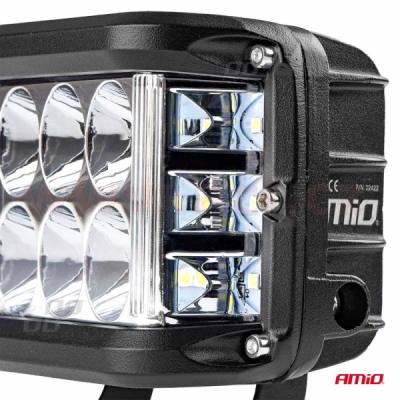 LED pracovní světlo, napětí 9-36 V, (12 LED 3030), svět. tok 2880 lm, (110 x 75 mm), 2 funkce (hlavní a boční osvětlení)