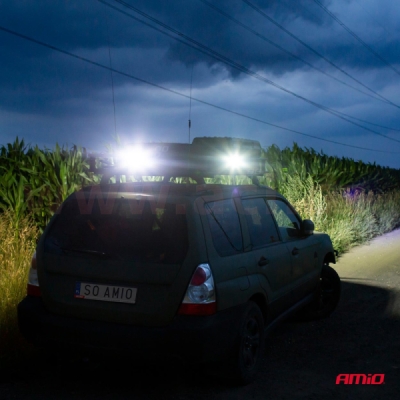 LED pracovní světlo, napětí 9-36 V, (12 LED 3030), svět. tok 2880 lm, (110 x 75 mm), 2 funkce (hlavní a boční osvětlení)