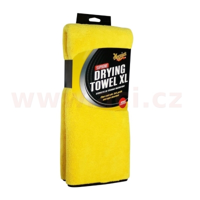 Meguiar's Supreme Drying Towel XL - extra hustý a savý sušicí ručník z mikrovlákna XL 85x55 cm, 1 050 g/m2