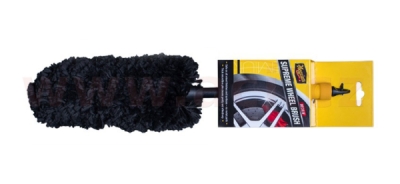 Meguiar's Supreme Wheel Brush - Medium - luxusní mikrovláknový kartáč na kola, střední, 35 cm