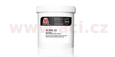 MILLERS OILS vazelína na hřídele - lithiový komplex a MoS2 Motorsport Hi Moly Grease 20 500g