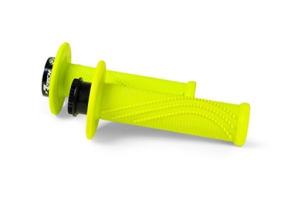 gripy lock-on R20 Wave, RTECH (neon žluté, 1 pár)