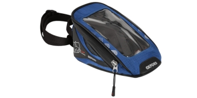 tankbag na motocykl M1R Micro, OXFORD (černý/modrý, objem 1 l)