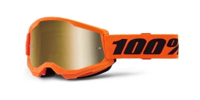 STRATA 2 NEW, brýle 100% oranžové, zlaté plexi