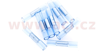 krimpovací spojka se smršťovací bužírkou, pro kabely 1,5-2,5 mm (modrá), 10 ks
