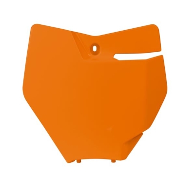 čelní číslová tabulka KTM, RTECH (oranžová)