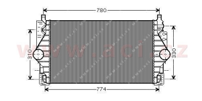 4/01-4/03 intercooler 2.5TDi (±AC) [692*415*34]