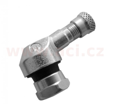 ventil bezdušový moto, stříbrný, SM-09, pr.11,3 mm ALU