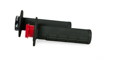 gripy lock-on R20 Half Waffle, RTECH (černé, 1 pár)