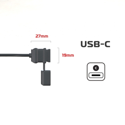 zásuvka pro možnost dobíjení, typ USB-C 5V/3A, OXFORD