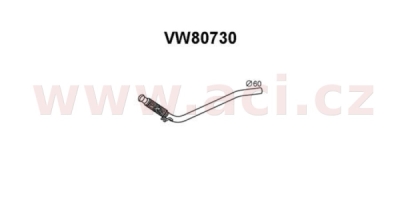 Výfuková trubka ASSO/VENEPORTE VW80730