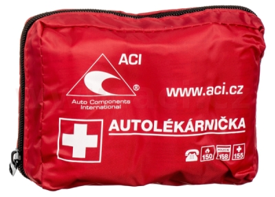 autolékárnička CZ - textilní (výbava dle vyhlášky č. 206/2018 Sb.)