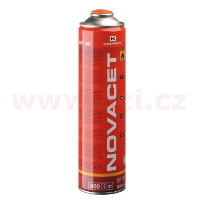 kartuše propan-butan-propylen 330g/600 ml, pro miniautogeny KEMPER 580, NOVACET GAS