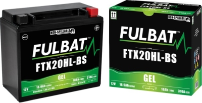 baterie 12V, YTX20HL-BS, 18Ah, 310A, bezúdržbová GEL 175x87x155, FULBAT (aktivovaná ve výrobě)