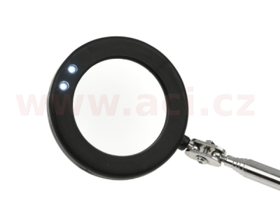 zrcátko inspekční teleskopické s LED 280-870 mm