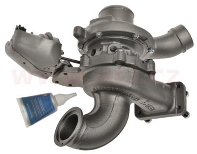 turbodmychadlo GARRETT model GTB1749LV, originální díl repasovaný firmou TURBOCHARGER (+ vratná část 1750 Kč/70 €)