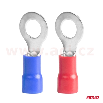 mosazné bateriové svorky s rychloupínacími konektory 17.5 mm + a 15.9 mm - (pár 2 ks)
