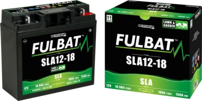 baterie 12V, SLA12-18, 18Ah, 150A, bezúdržbová MF AGM 182x77x168, FULBAT (aktivovaná ve výrobě)