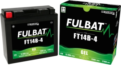 baterie 12V, YT14B-4 GEL, 12Ah, 210A, bezúdržbová GEL 150x69x145, FULBAT (aktivovaná ve výrobě)