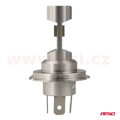 LED H4/H19 2x 18W - bílá (patice P43t), sada 2 ks