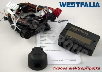Typová elektropřípojka Audi A4 Allroad 2023/08-2025 (B9.5), 7pin, Westfalia