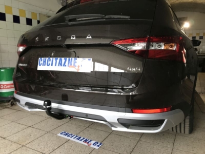 Tažné zařízení Škoda Superb sedan 2015-2019 (III), vertikální, Westfalia