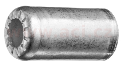 krytka (hliniková) pro namačkávací fitinky pro hadice G6 (světlost hadice 8 mm) s redukovaným vnějším průměrem hadice 14.7 mm