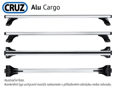 Střešní nosič Ford Connect Tourneo/Transit I 02-13, CRUZ ALU Cargo