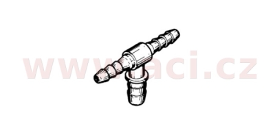 spojka T hadiček ostřikovačů (sada 5 ks)