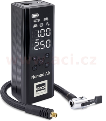 akumulátorový kompresor GYS NOMAD AIR, 3v1,kompresor, powerbanka, LED