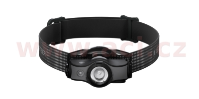 LED LENSER MH5 - outdoorová dobíjecí čelovka černo-šedá, dosvit 180 m, záruka 7 let