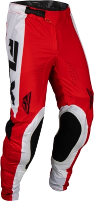 kalhoty LITE, FLY RACING - USA 2024 (červená/bílá/černá, vel. 30)