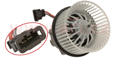 vnitřní ventilátor topení a klimatizace