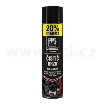 Čistič brzd (bez acetonu) Brake Cleane 500+100ml, DEBBEX