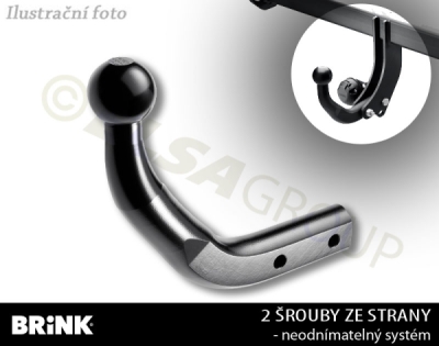 Tažné zařízení Volkswagen Golf HB 2019-2024 (VIII), pevné 2 šr., BRINK
